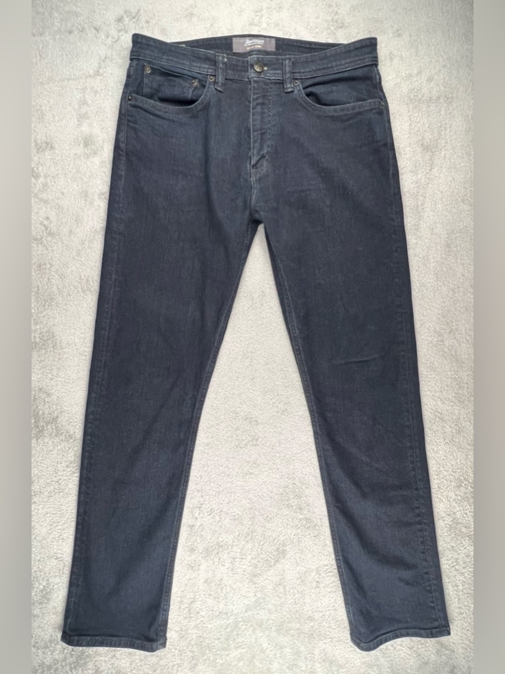 Revtown Jeans Mens 32x30 Blue Sharp Decade Straight Leg Stretch Dark Denim